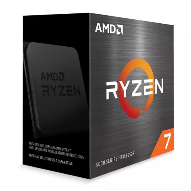 PROCESSEUR AMD RYZEN 7 5800X - 4.7GHZ/36MO/AM4/SS VENT./BOX